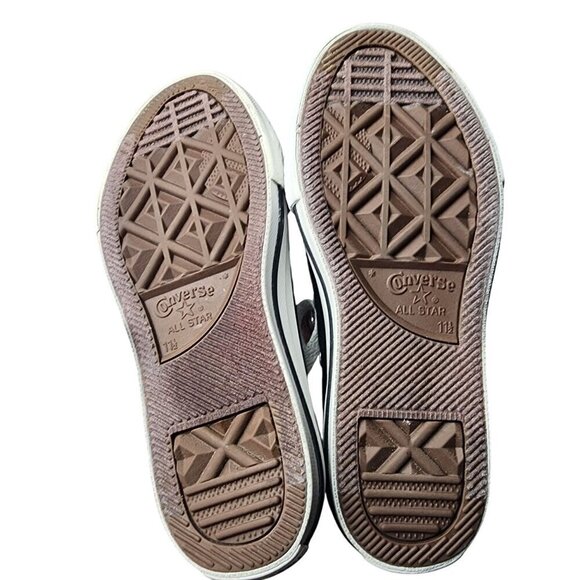 Converse Chuck Taylor All Star Low Top Black Toddler Kids Size 11.5 - Picture 9 of 11